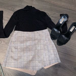 Plaid skirt/short